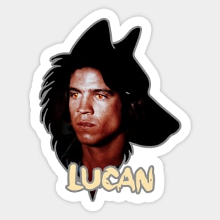 Lucan the Wolf Boy Sticker